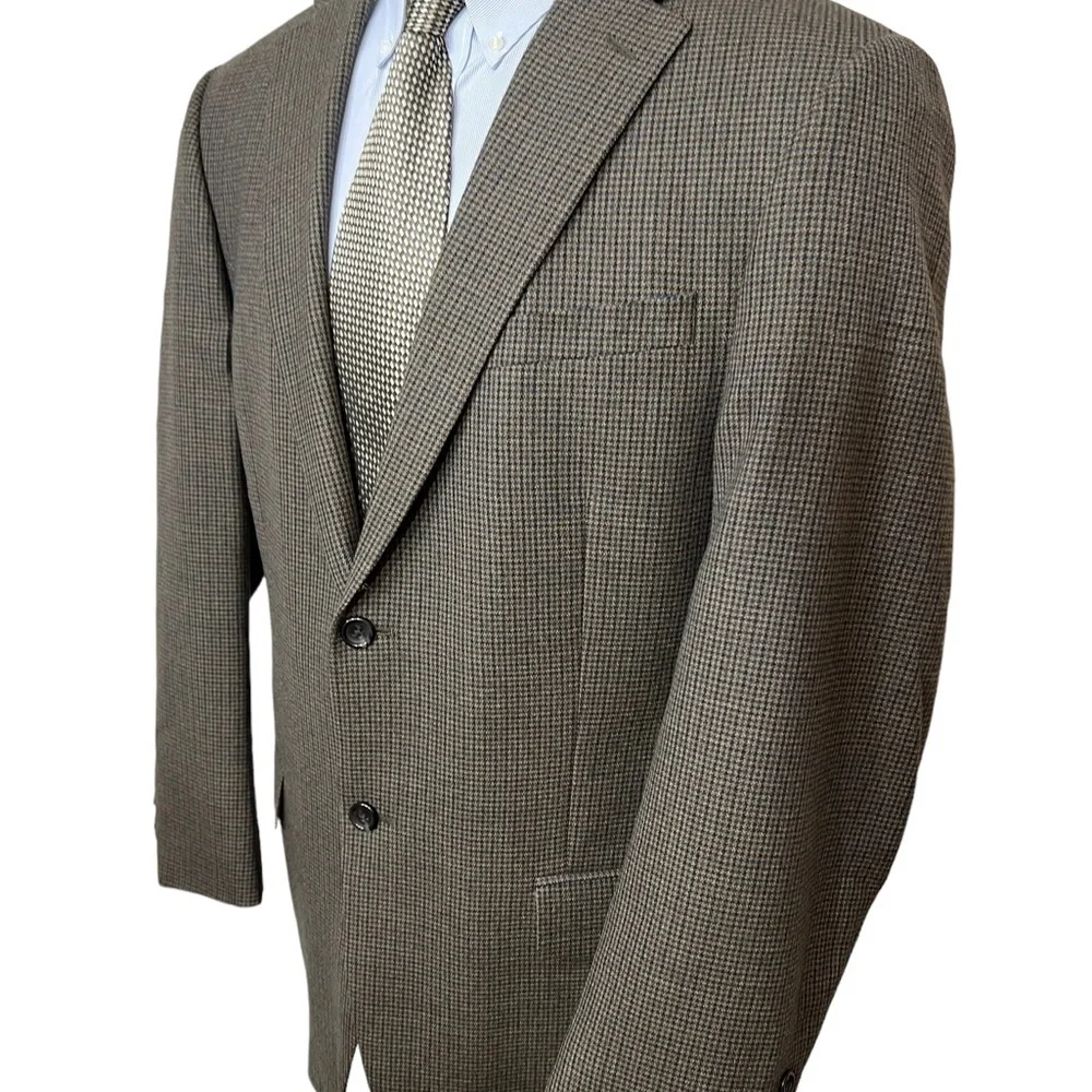 LIKE NEW…T. HARRIS LONDON MENS DRESS BLAZER HIGH END, SIZE 44LONG WOOL☑️
